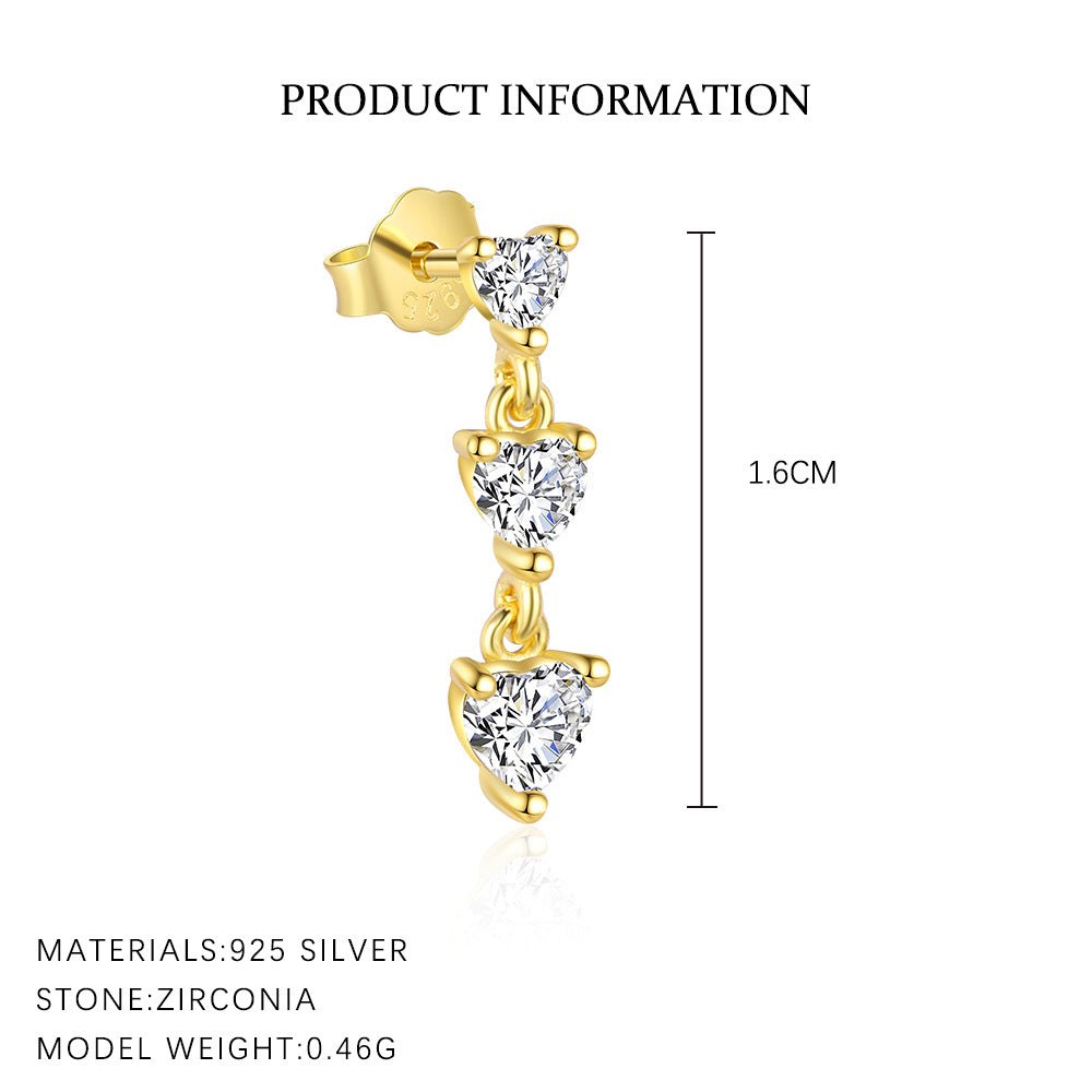Wholesale zircon stud earrings Ear Studs