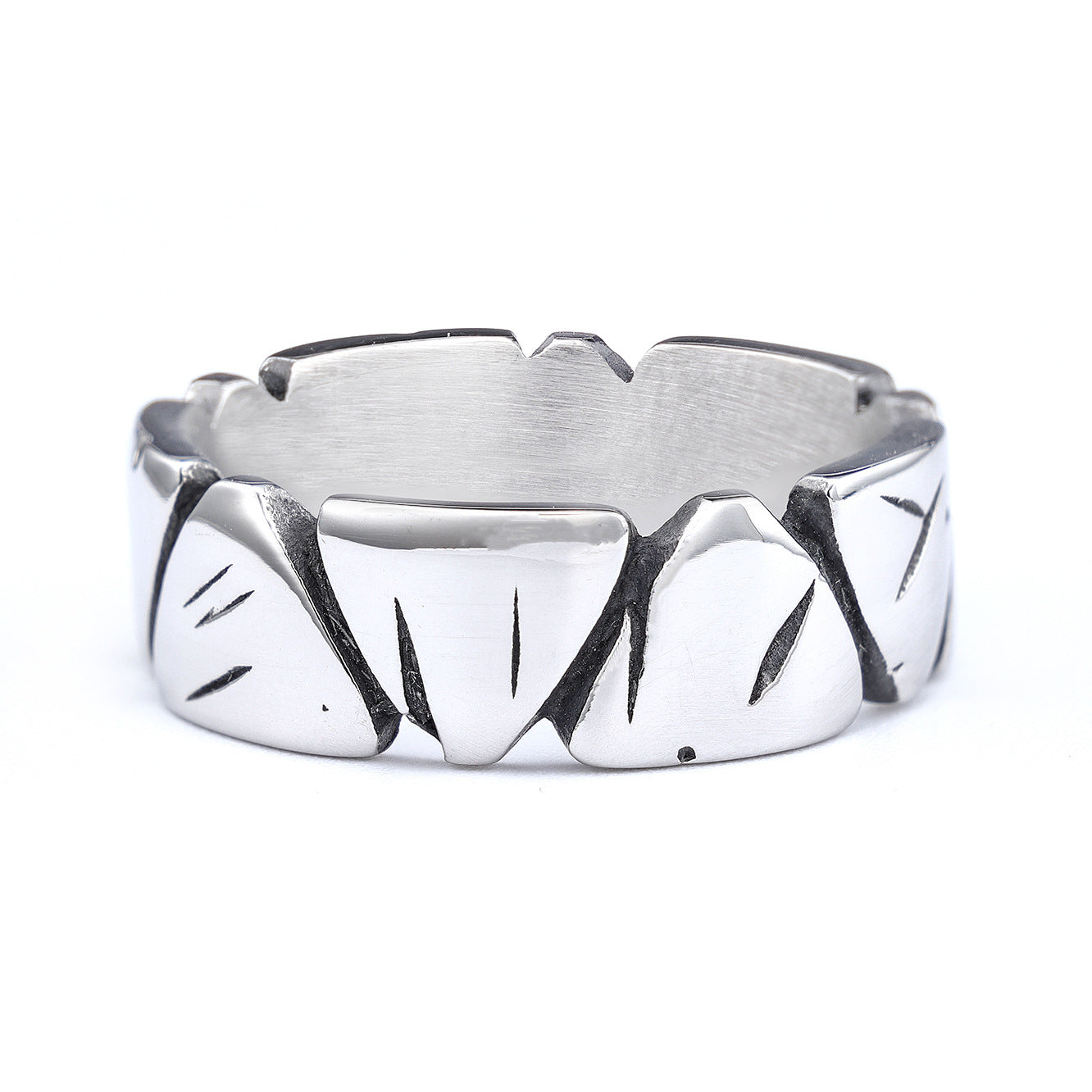 Wholesale Rock  Titanium Steel Men's Rings