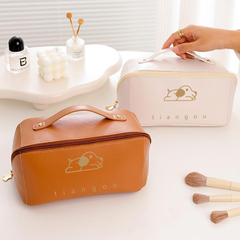 Wholesale High-capacity PU Licking Dog Organ Makeup Bags