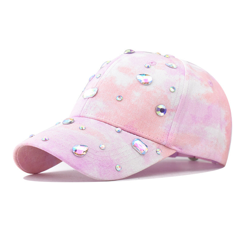 Wholesale Cotton Colorful Printed Diamond Duckbill Caps