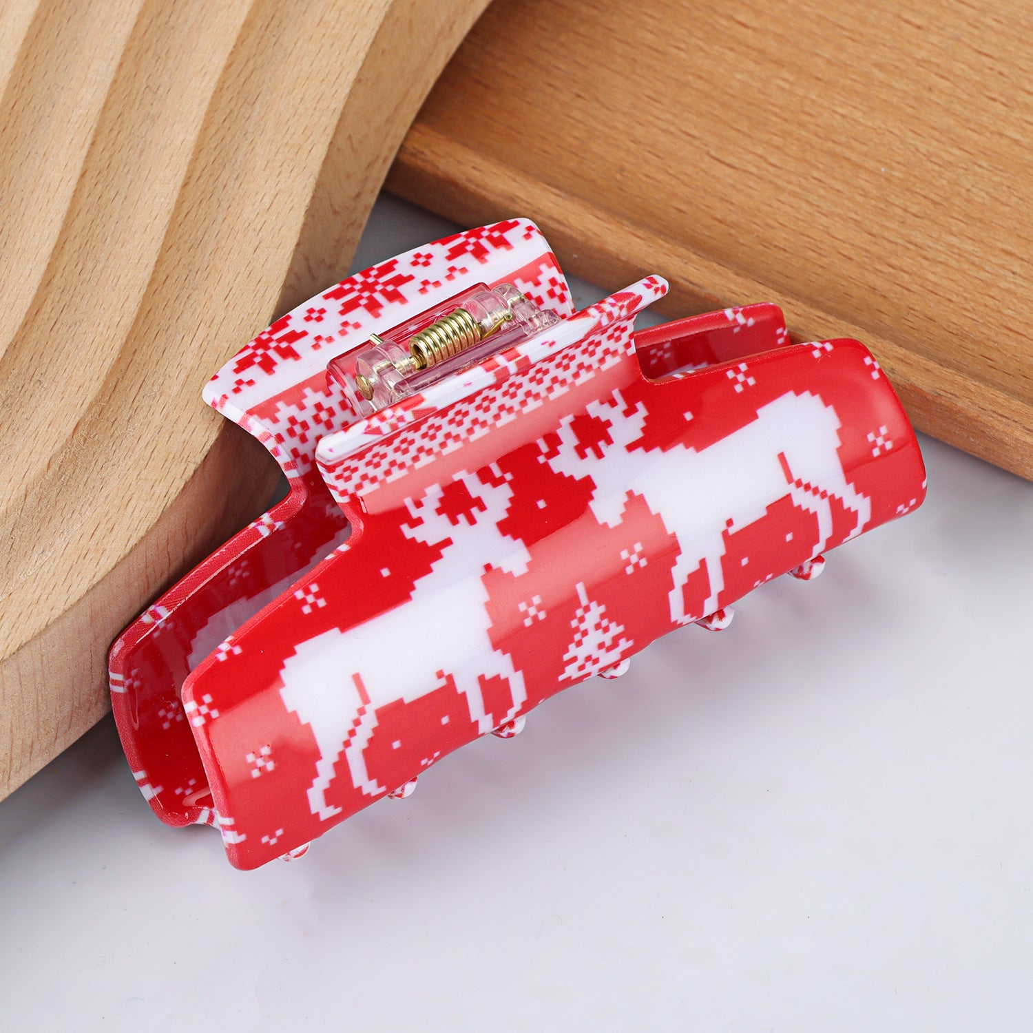 Wholesale Christmas PVC Hair Clips