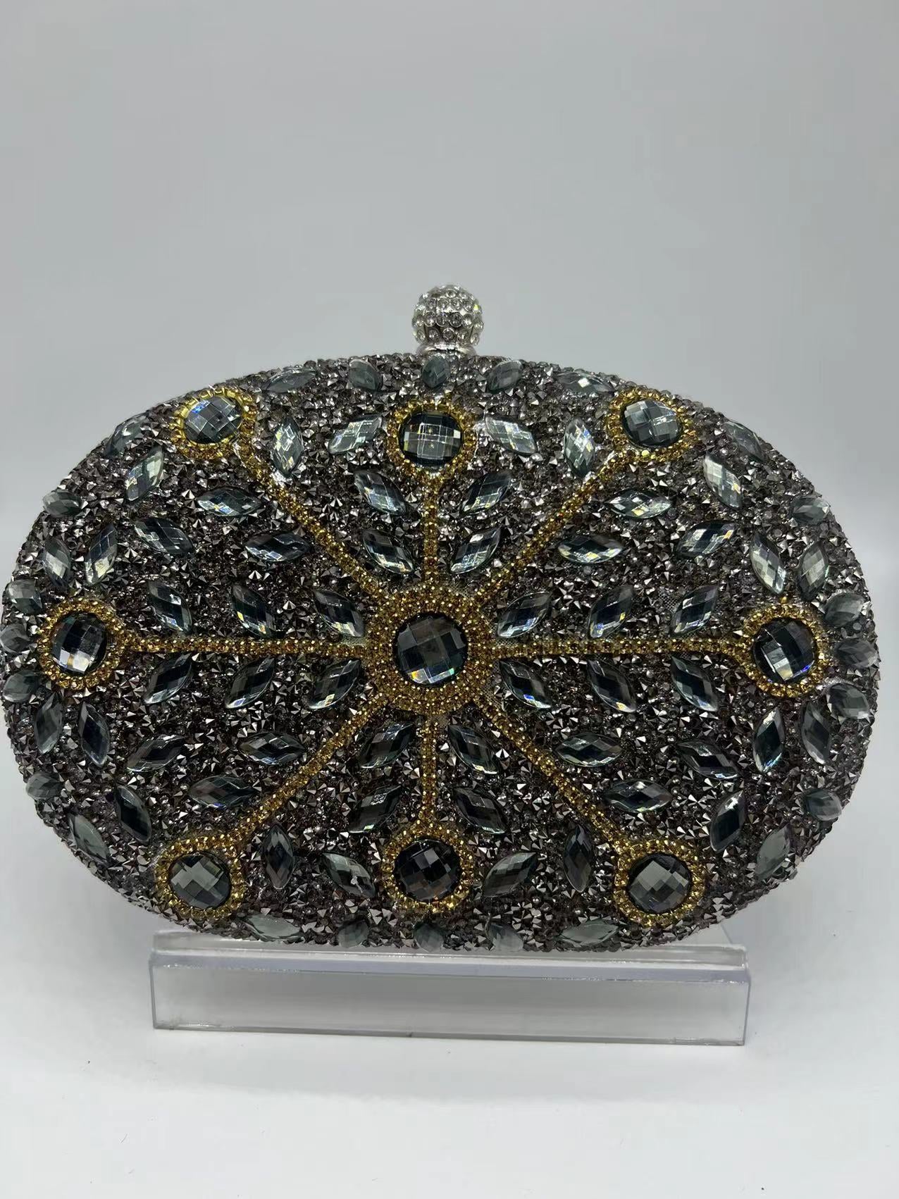 Wholesale Sunflower Diamond Evening Clutch