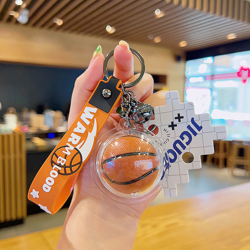 Llavero de baloncesto de PVC al por mayor