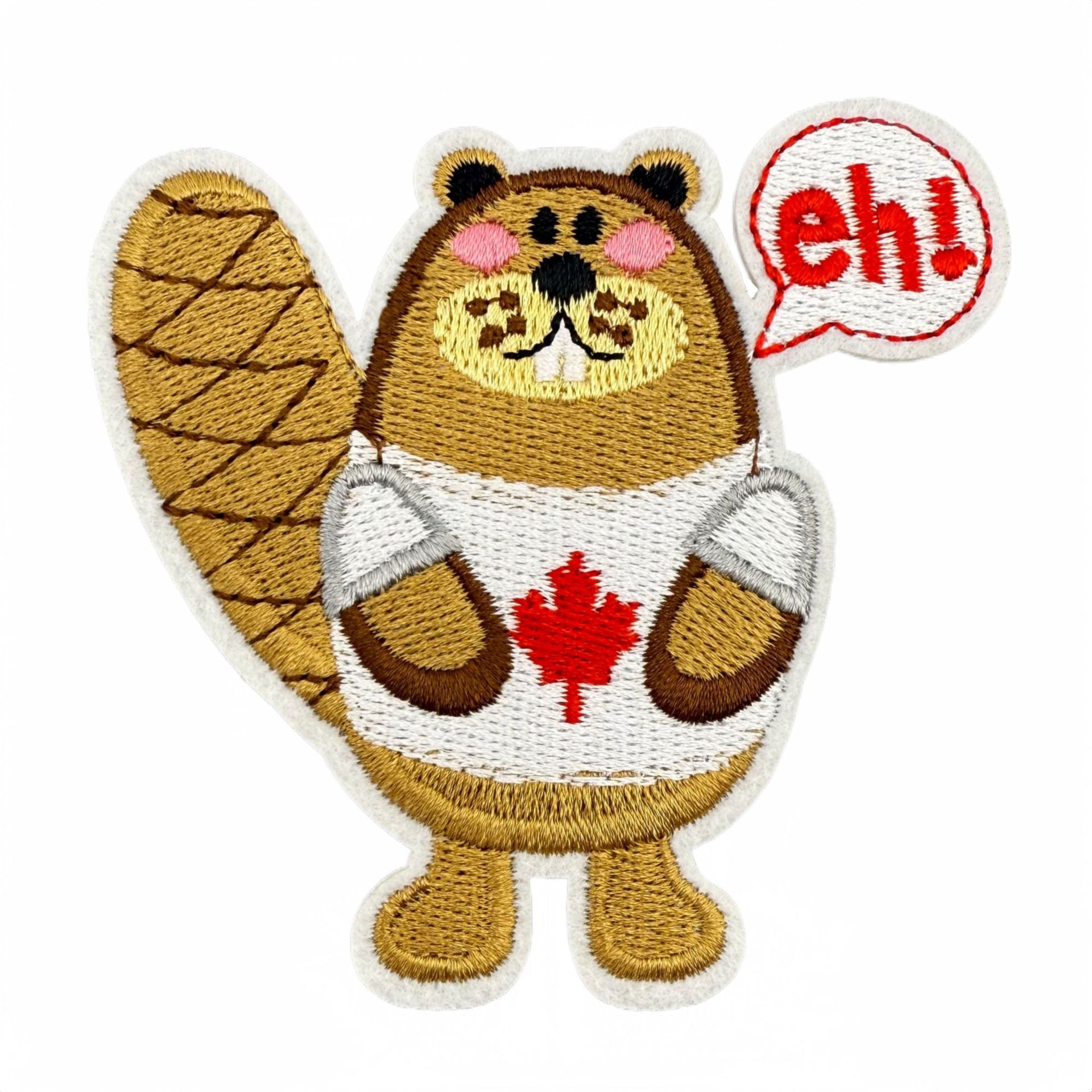 Wholesale Red Cartoon Maple Leaf DIY Patches