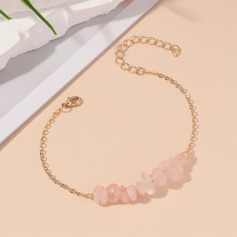 Wholesale Bohemian Colorful Retro Irregular Crystal Bracelet