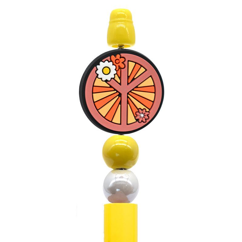 Wholesale  Random 100pcs  High-value love and peace personalized beads