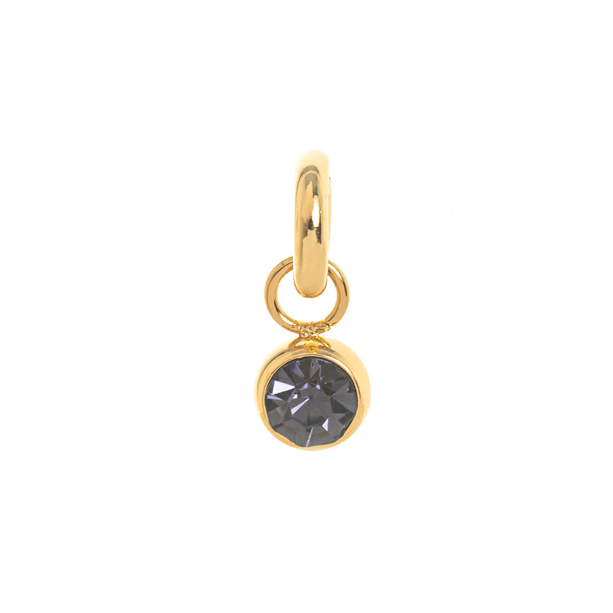 Wholesale Simple Twelve Birthstones Light Luxury Palm Moon Tai Chi Planet Gold-plated Pendant