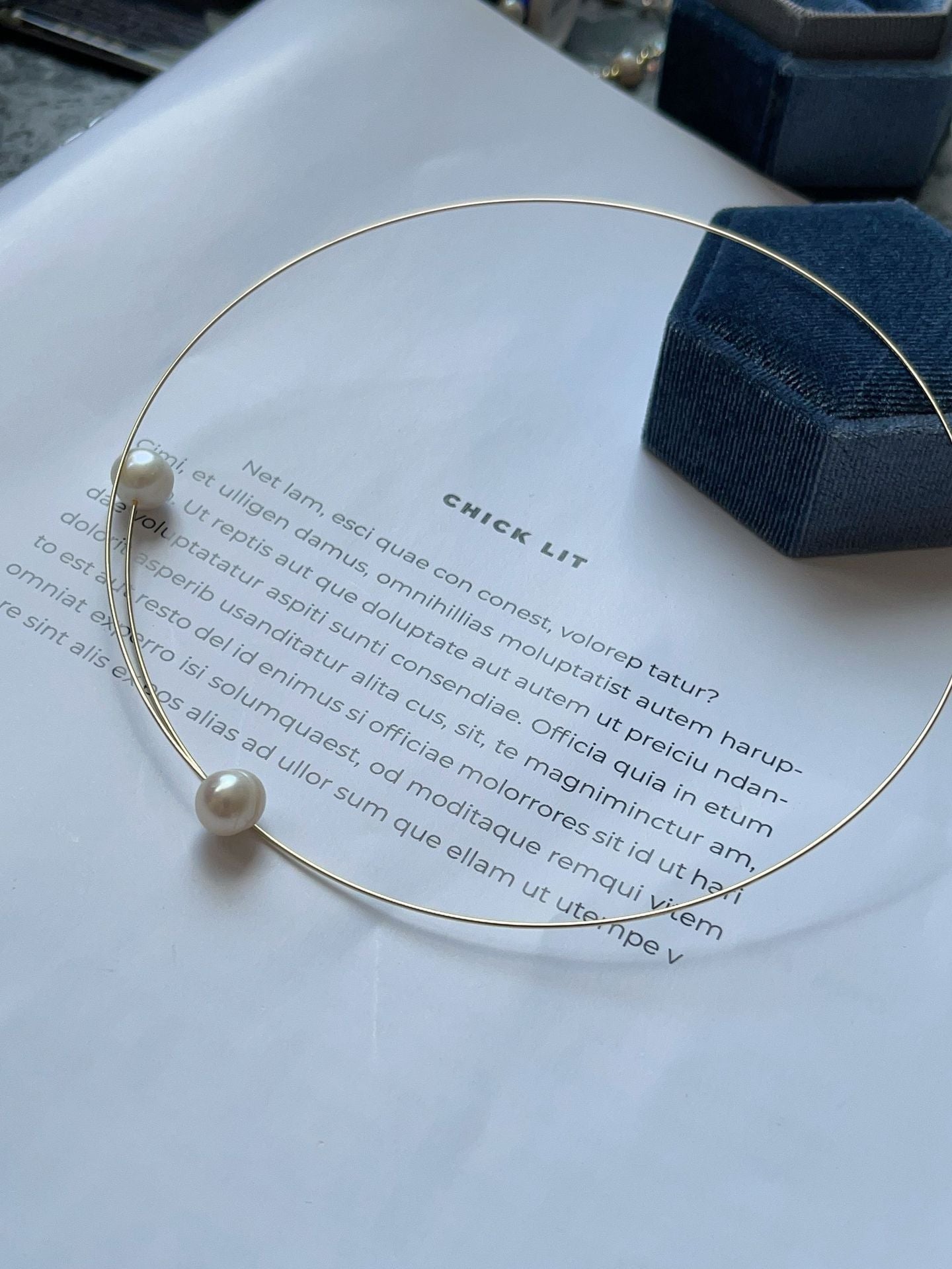 Wholesale Multilayer Fishing Line Pearl Necklaces