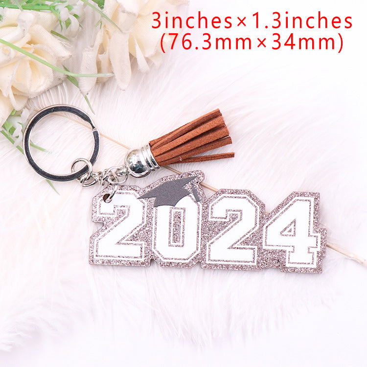 Wholesale 2024 Teacher's Day Graduation Acrylic Keychains