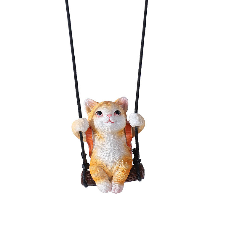 Wholesale Car Aromatherapy Pendant Kitten Car Interior Ornament