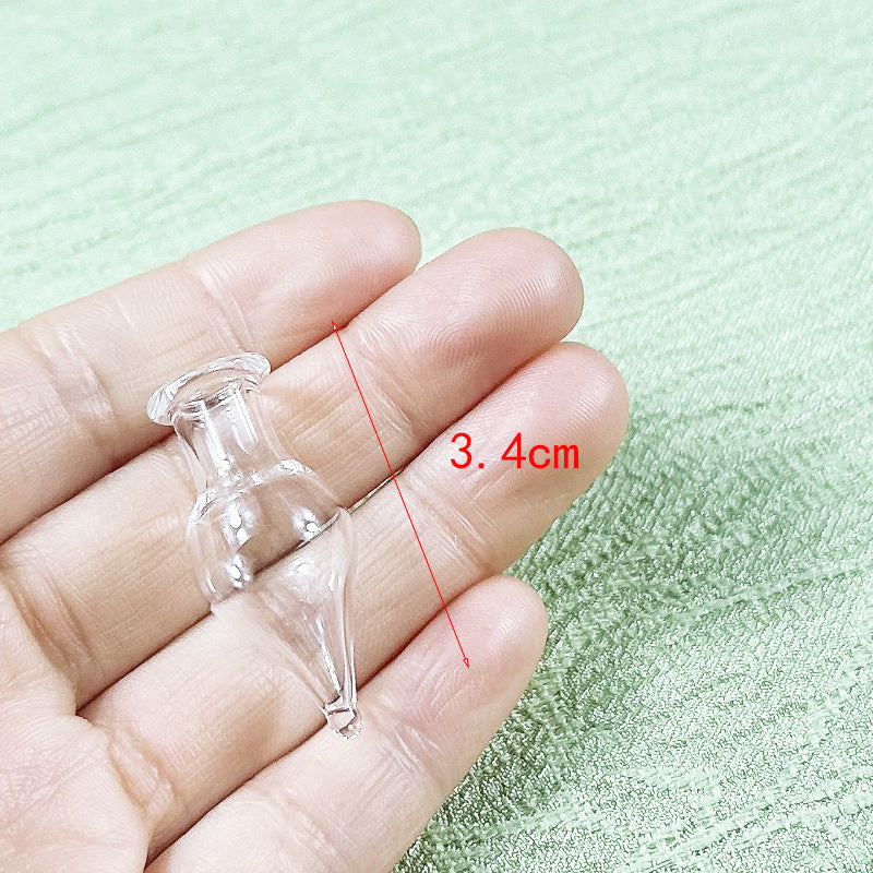 Wholesale 10pcs Doll House dollhouse Simulation Scene Furniture Ornaments Mini Micro Glass Bottle Small Accessories Crafts