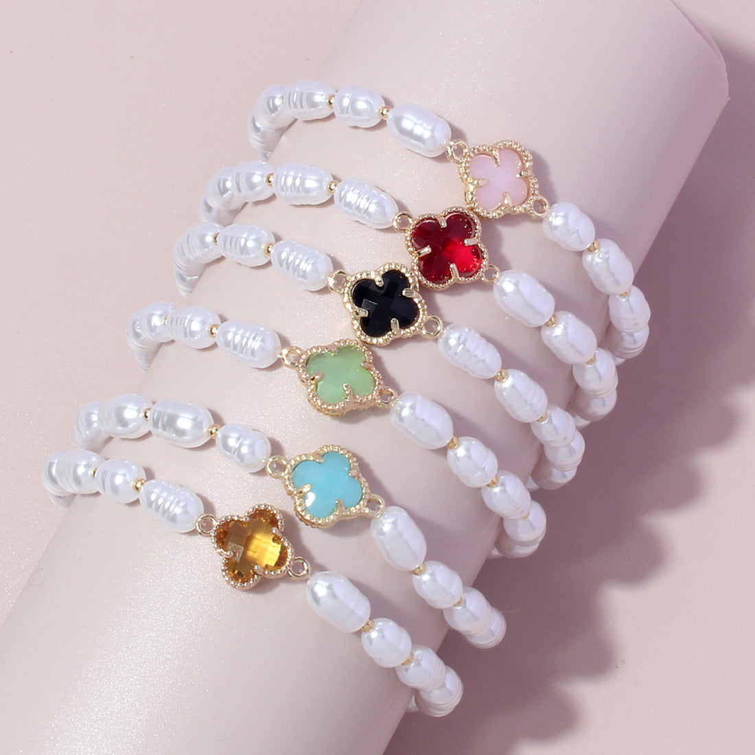 Wholesale personalized vintage fashion pearl street clap bracelet