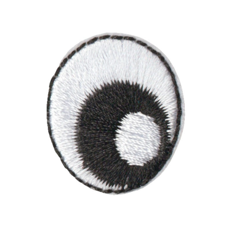 Wholesale Embroidered Cartoon Eye Patches Iron On DIY Decorative Accent For Towels Clothing Craft Supply