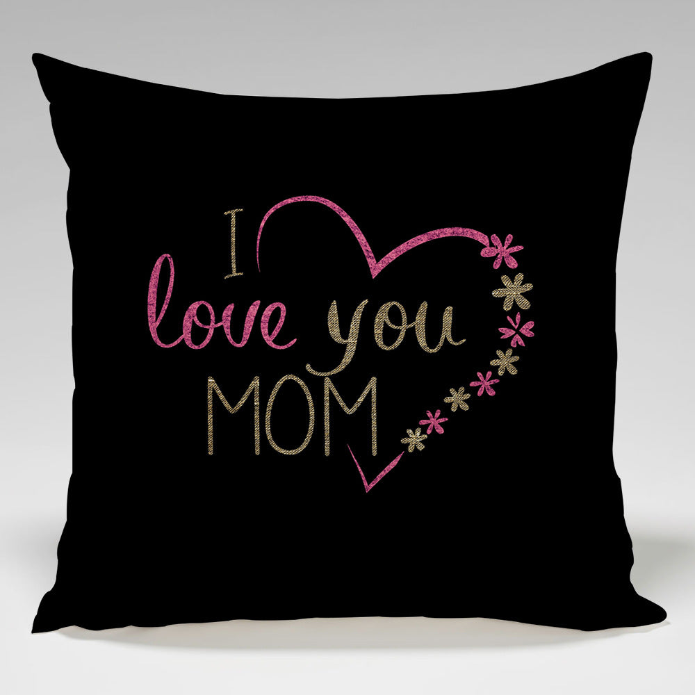 Wholesale Mother's Day Linen Throw Pillow Cases