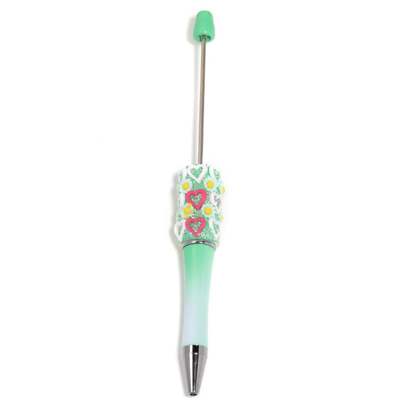 Wholesale 10pcs Flower Starry Sky Sugar Pen  Beadable Pens