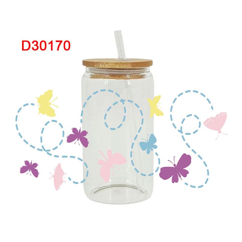 Wholesale UV Transfer Paste Glass Crystal Label Crystal Paste 16OZ UV DTF WRAPS