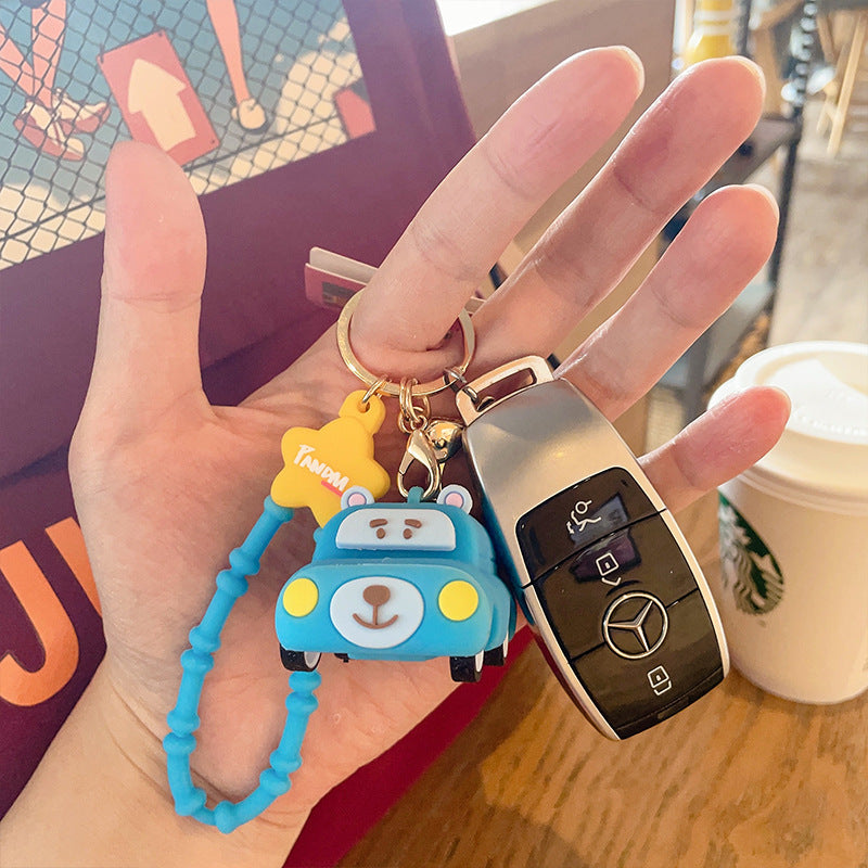 Wholesale Cartoon Animal Car PVC Keychain