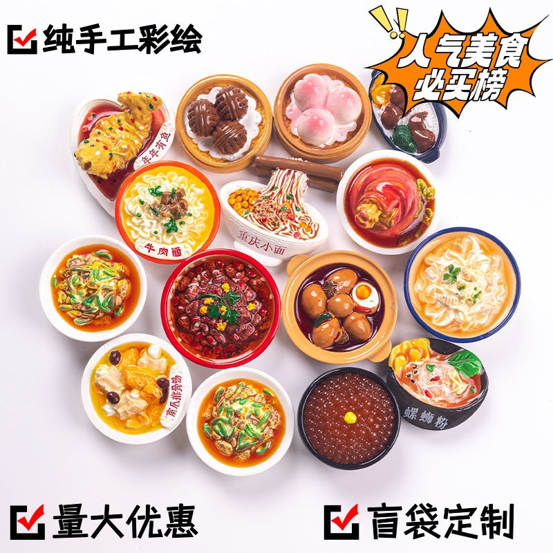 Wholesale Chinese Food Regional Cuisine Fridge Magnet