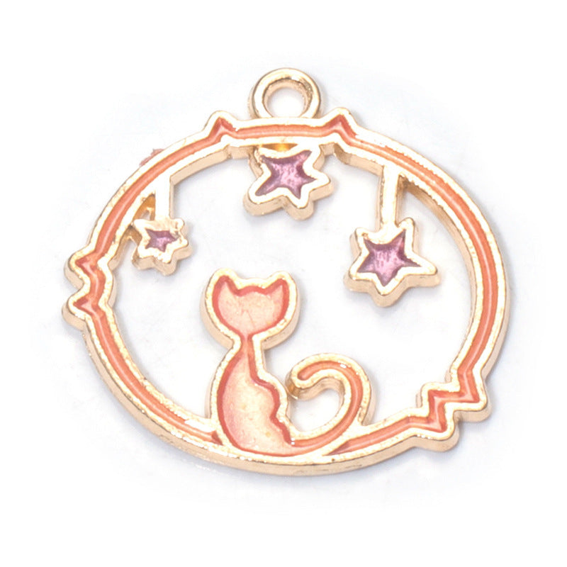 Wholesale Pink Flower Love Series Pendant