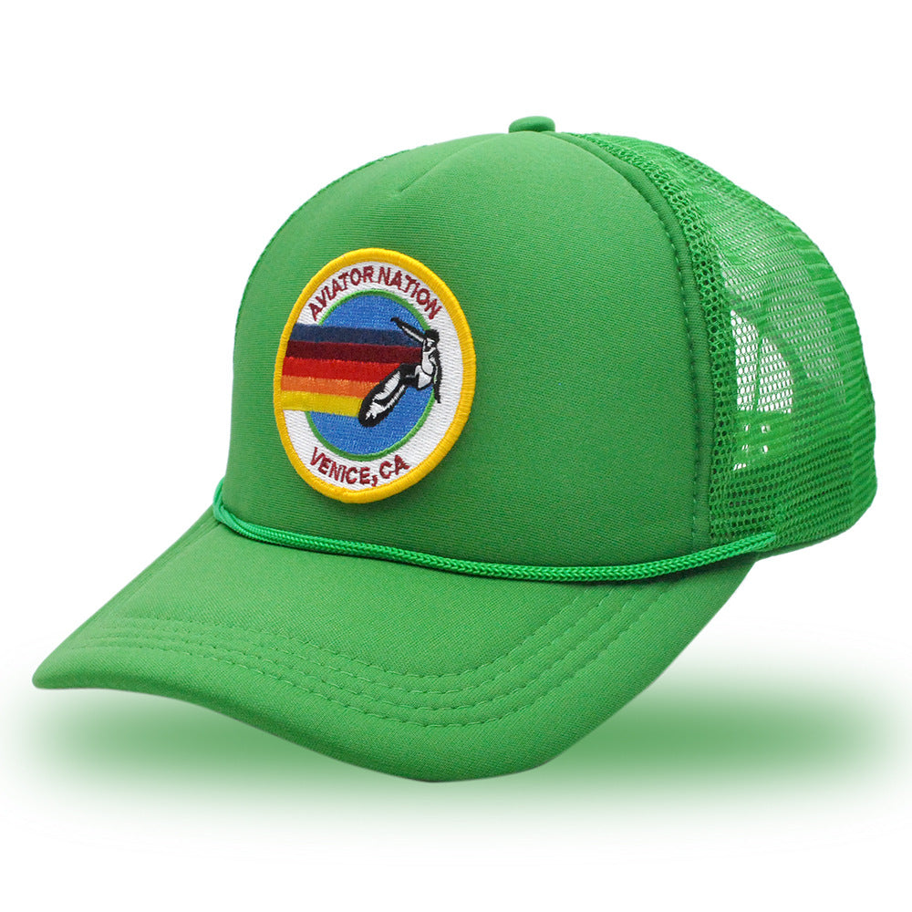 Wholesale Trucker Hat Summer Beach Mesh Cap Baseball Cap