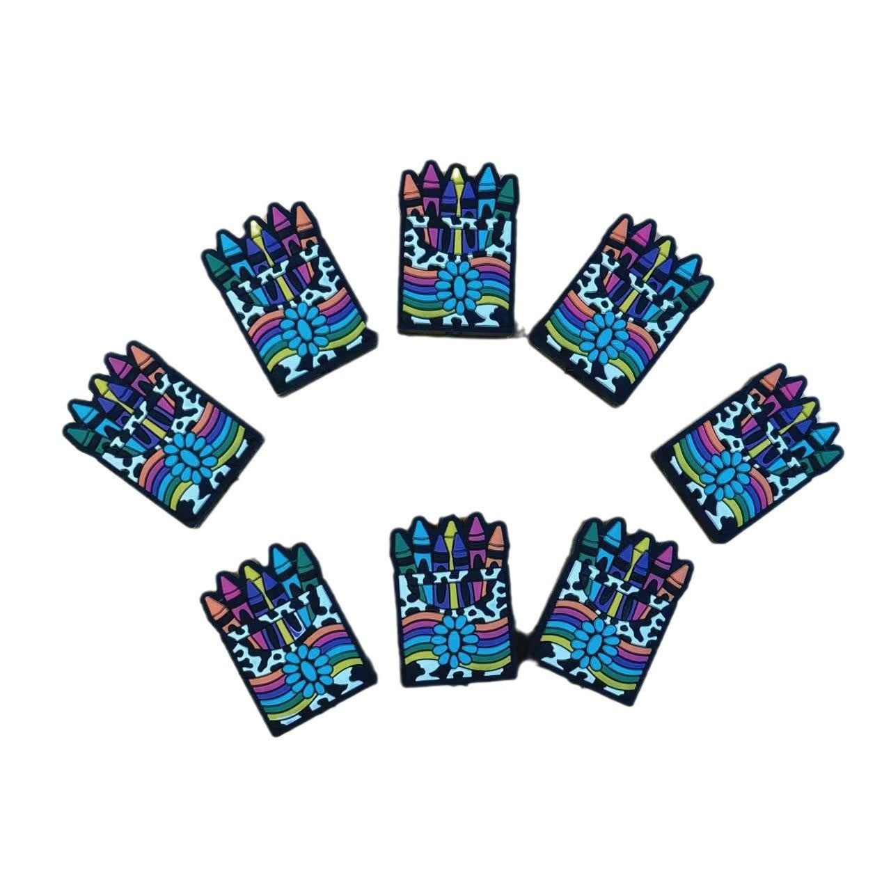 Wholesale 10PCS Creative Colored Pens Silicone Beads