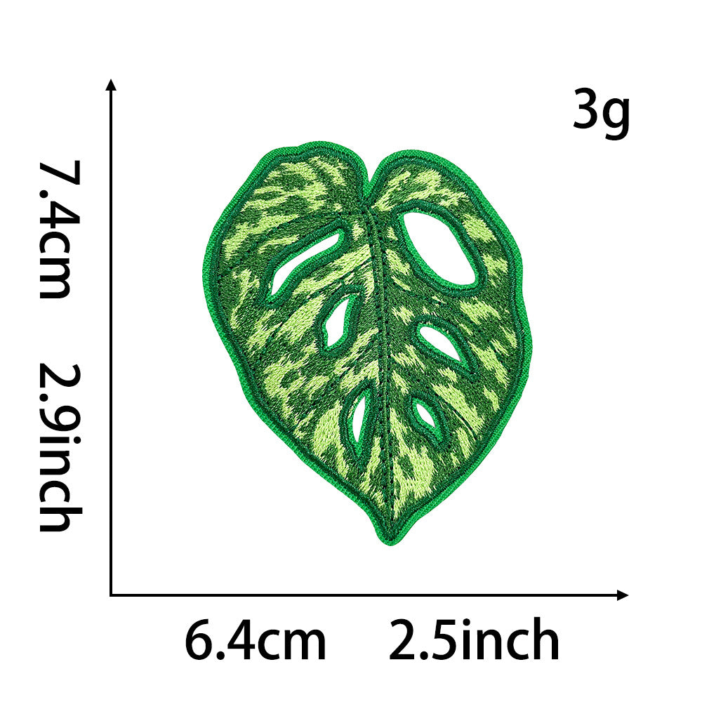 Wholesale Trendy Embroidered Plant Patches With Hot Melt Backing Cactus Sunflower Monstera Design For DIY et Decor And Boutique Craft Supply