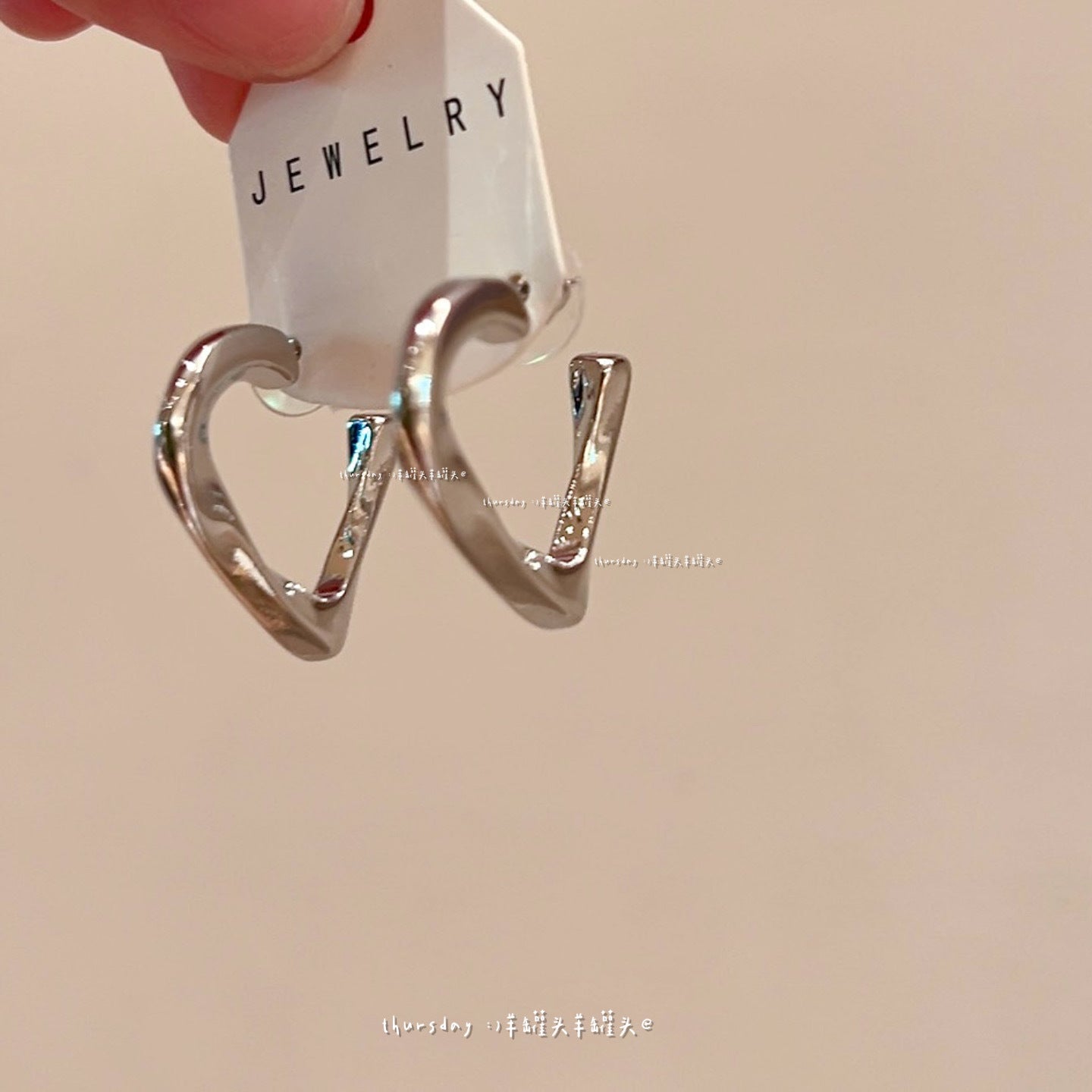 Wholesale Exaggerated glossy metal circle earrings