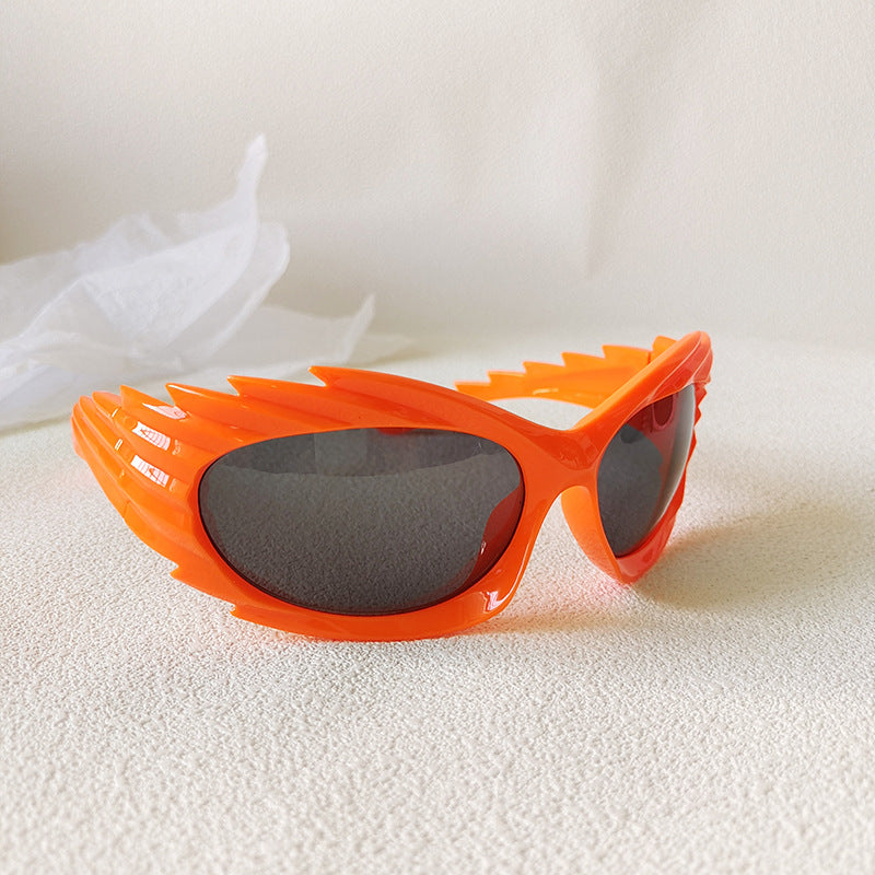 Wholesale Y2K Large Frame Cycling PC Sunglasses