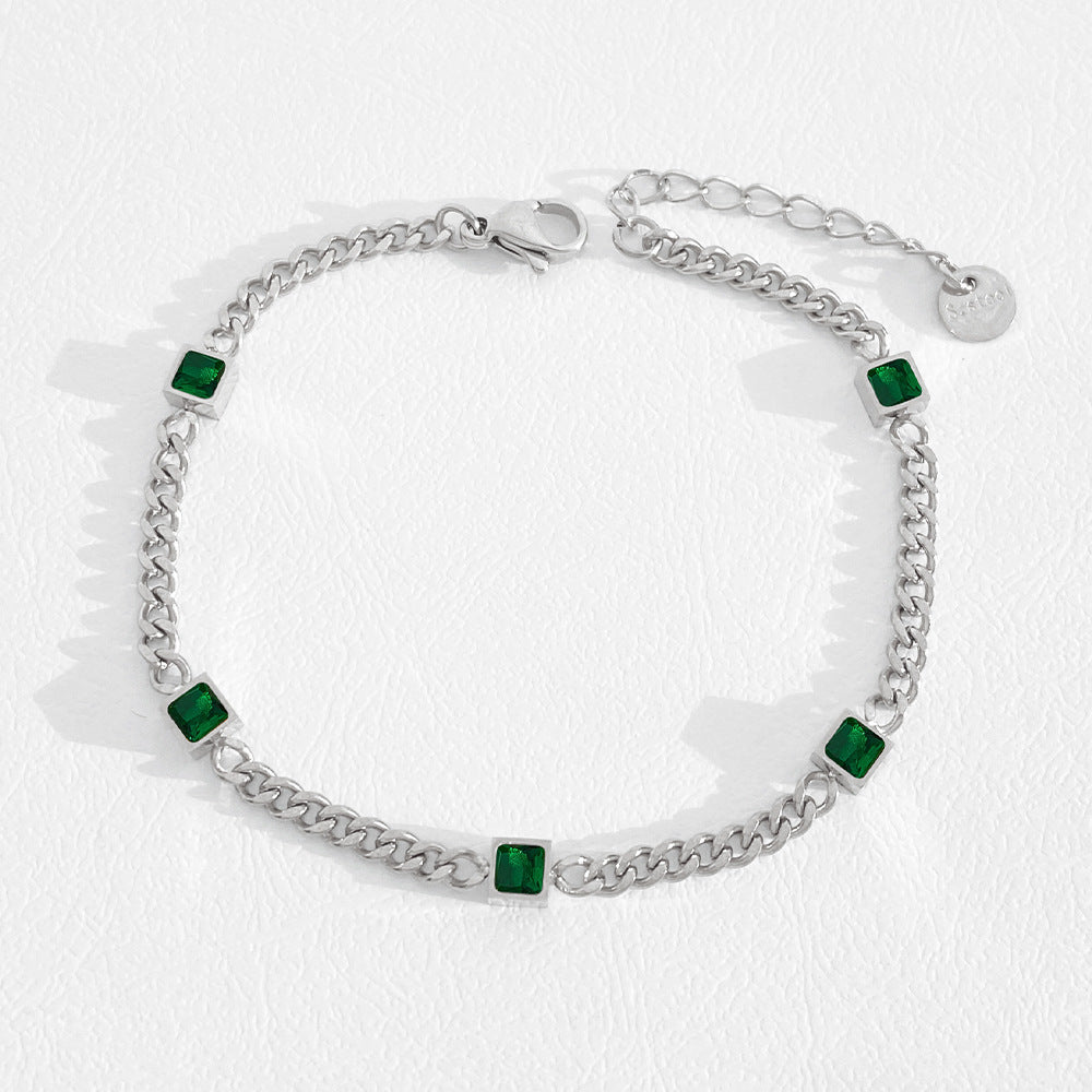 Wholesale Stainless Steel Stacked Electroplated Bracelets