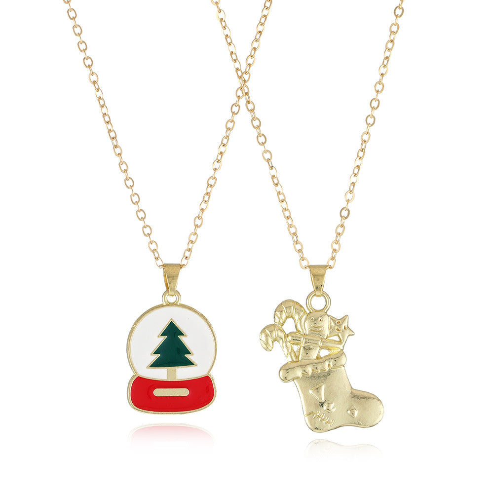 Wholesale Christmas Collection Pendant Alloy Necklace
