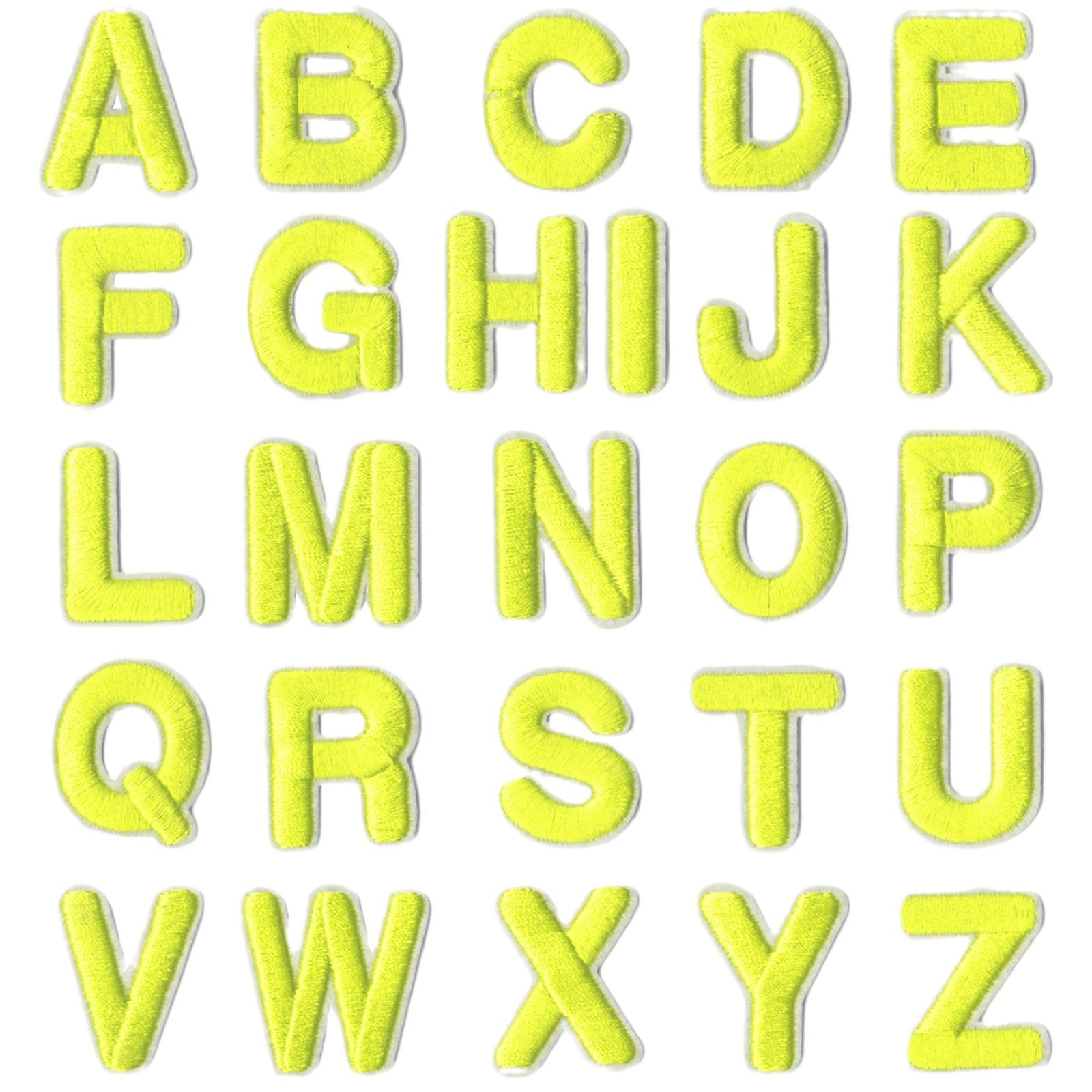 Wholesale 26 Piece A Z Embroidered Iron On Letter Patches DIY Decorative Clothing Accessory Gift Boutique Resale
