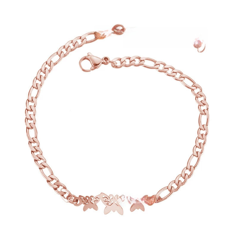 Wholesale Couple Bracelet Female High Sense Titanium Steel Bracelet Niche Design Couple Jewelry Stainless Steel Animal Letter Jewelry