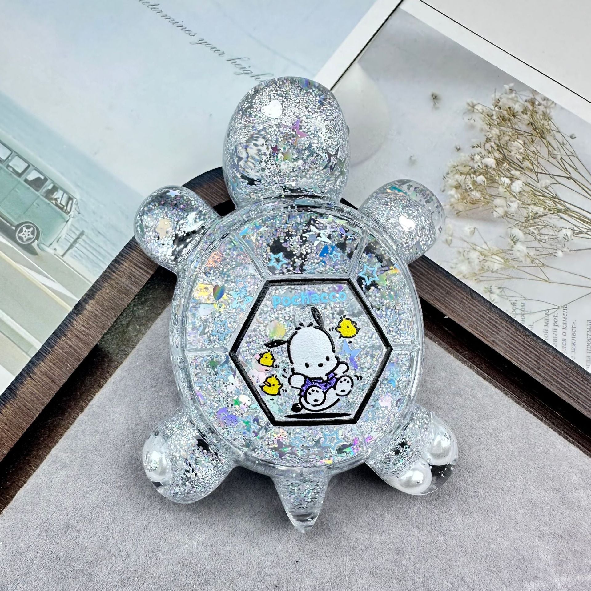 Wholesale quicksand turtle flash luminous accessories Decorations special