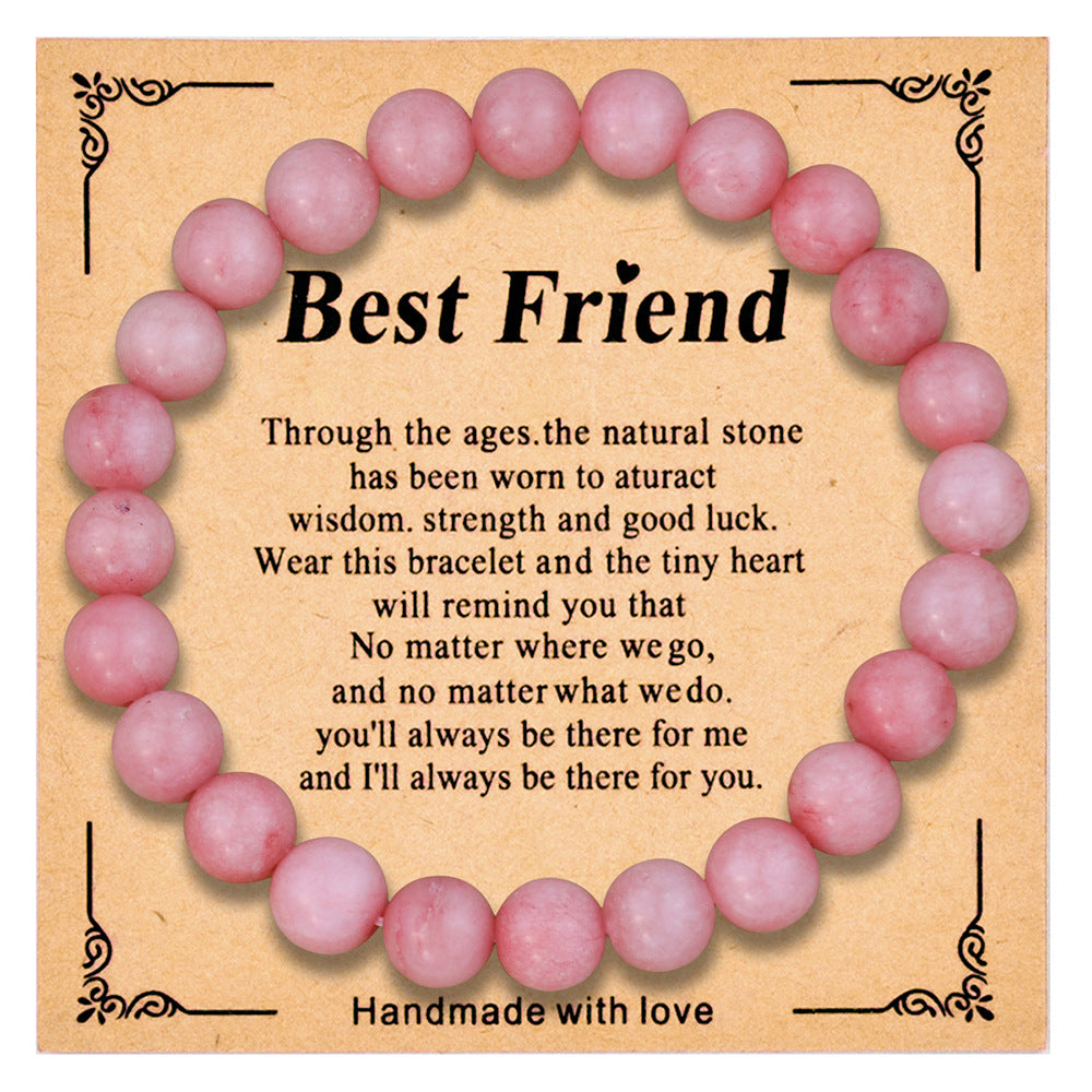 Wholesale  8mm colorful crystal beaded bracelet