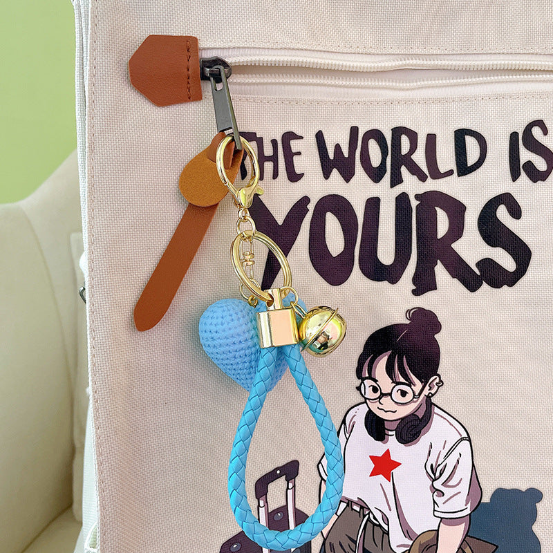 Wholesale Resin Yarn Love Keychains