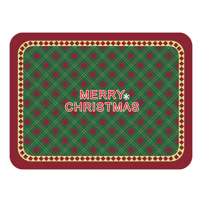 Wholesale Christmas Placemat Leather Western Placemat