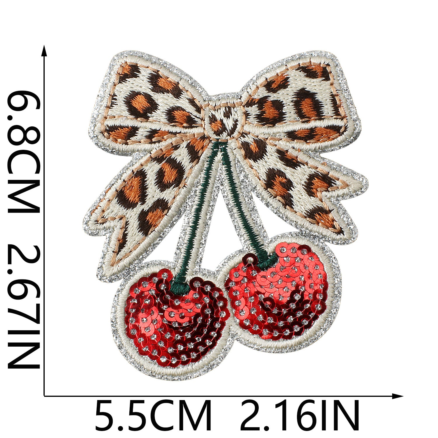 Wholesale Bow Pencil Theme Iron On Embroidery Patch Decorative Casual Clothing Accessory