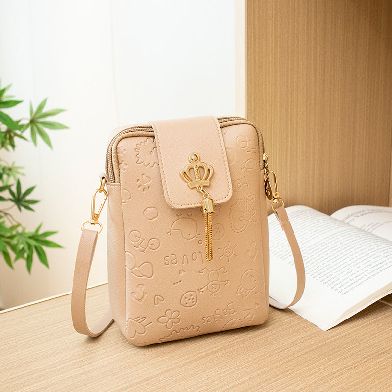 Wholesale PU Crown Crossbody Bag