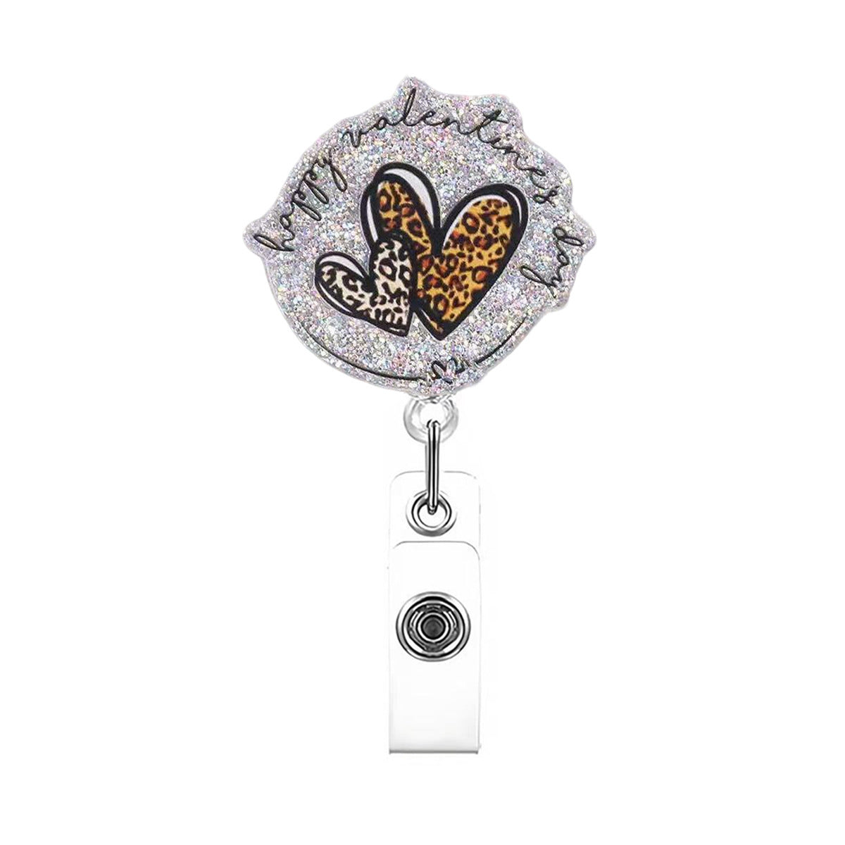 Wholesale Easter Badge Reels Glitter Fun Badge Reels