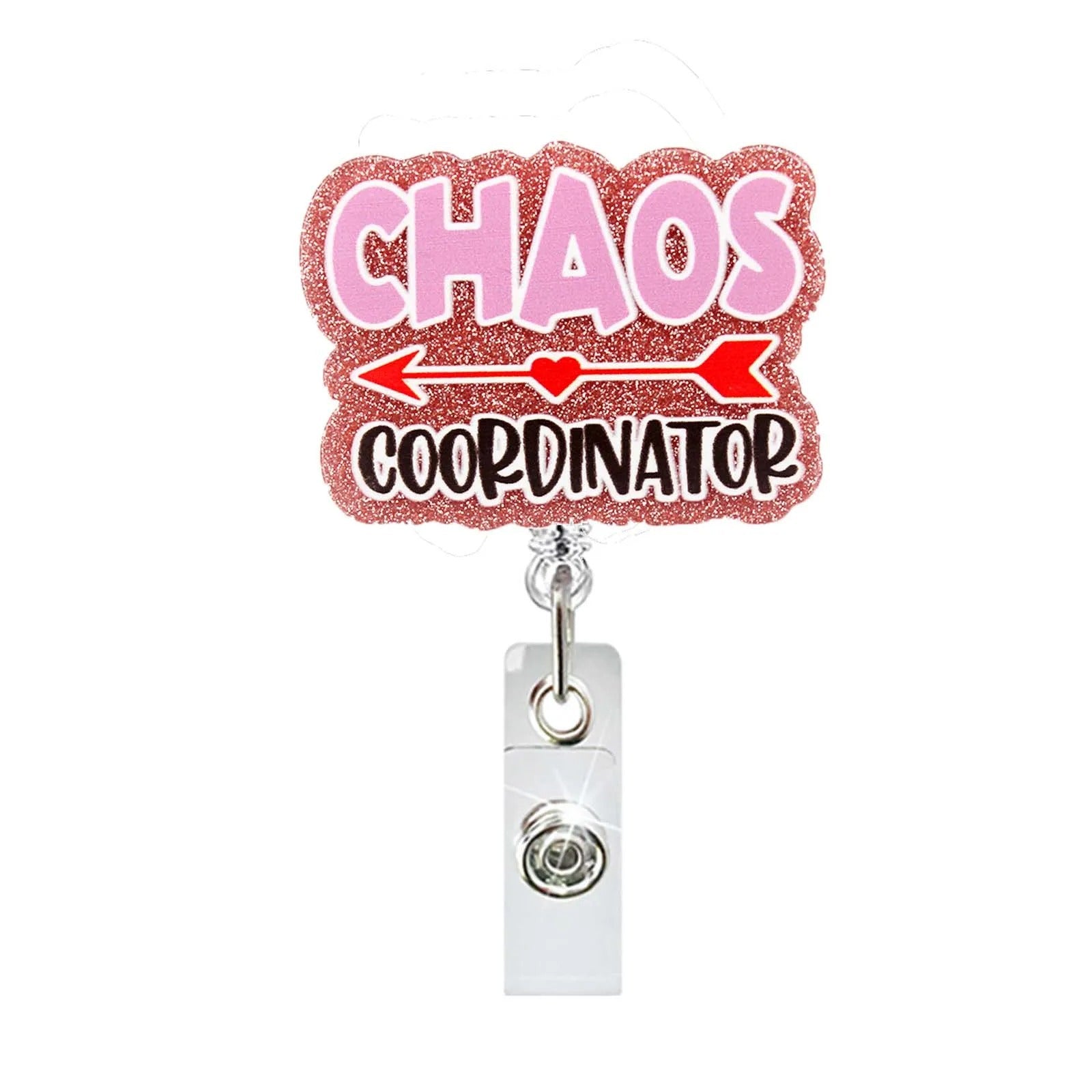 Wholesale 10pcs Acrylic Fun Badge Retractable Keychain