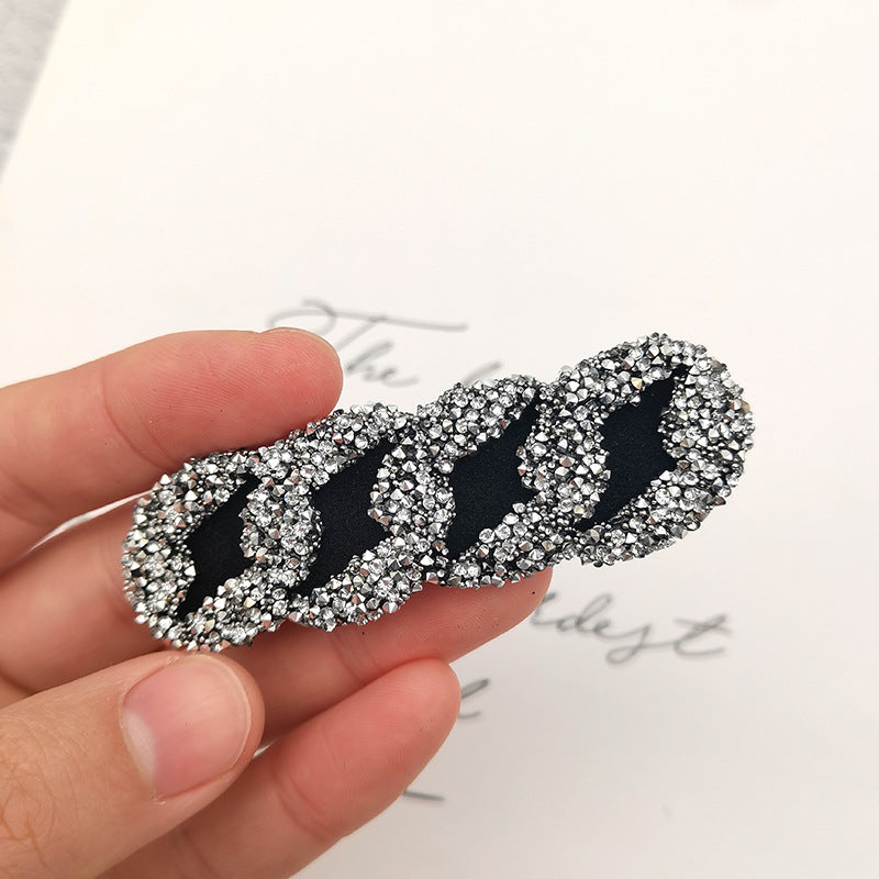 Wholesale Simple Rhinestone Hair Clips