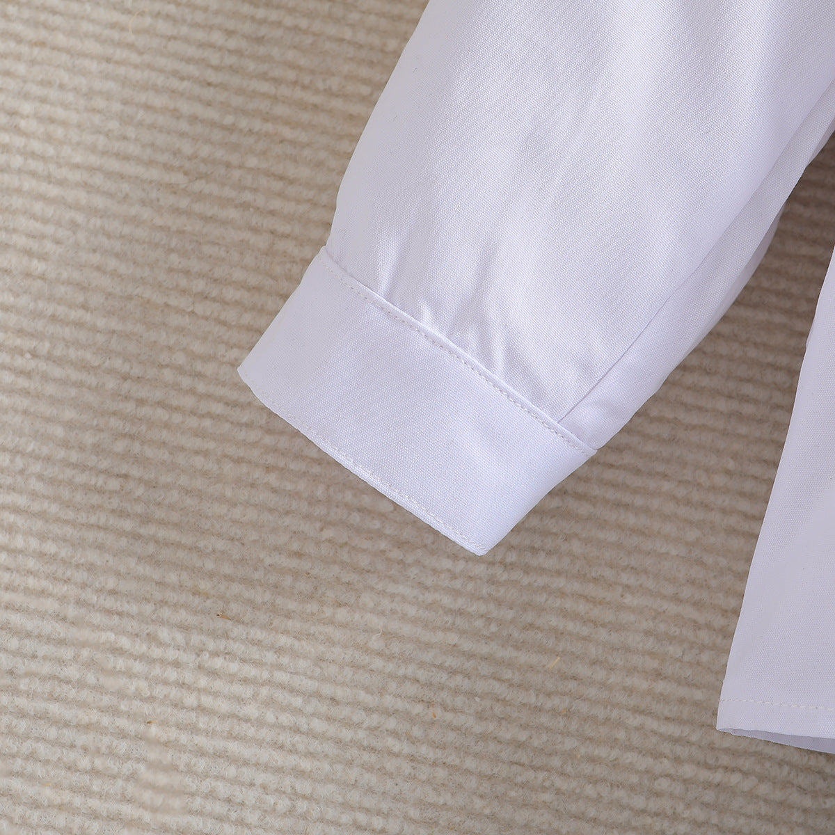 Wholesale Polyester Children's Long Sleeve Shirt Denim Bell Bottoms Two Piece Set