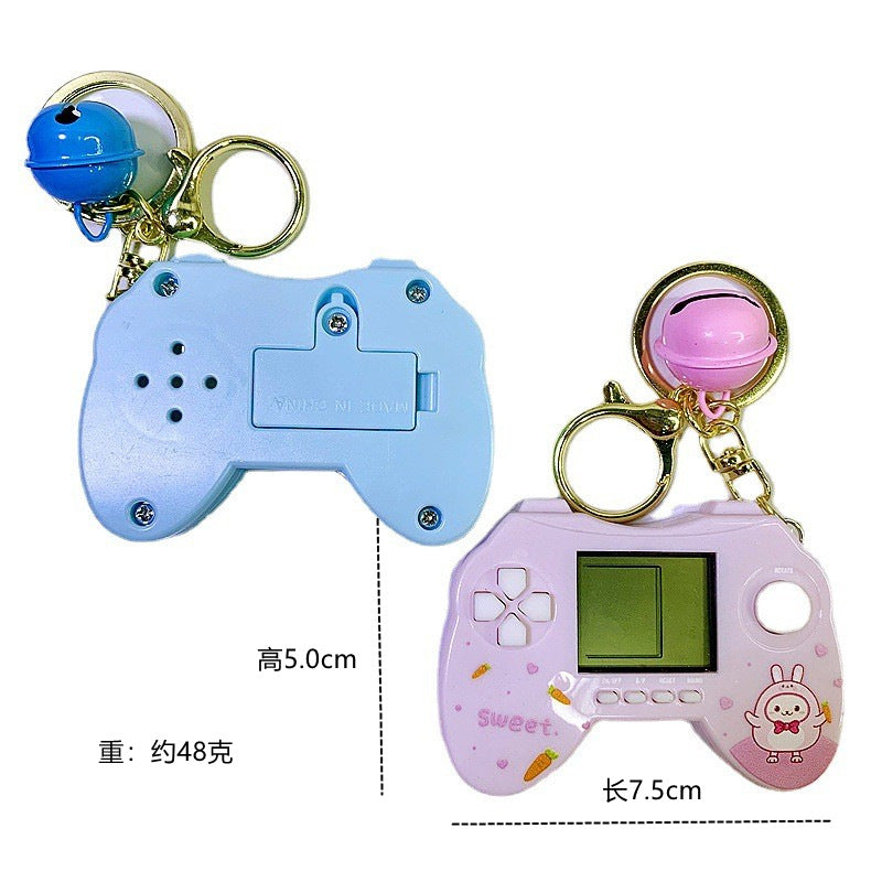 Mini Keychain de la consola de juego Handheld Mini de ABS Tetris.