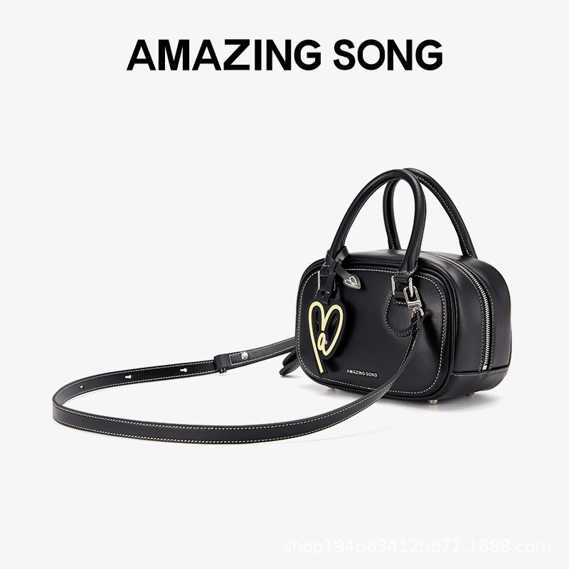 Wholesale Toast bag leather shoulder crossbody handbag