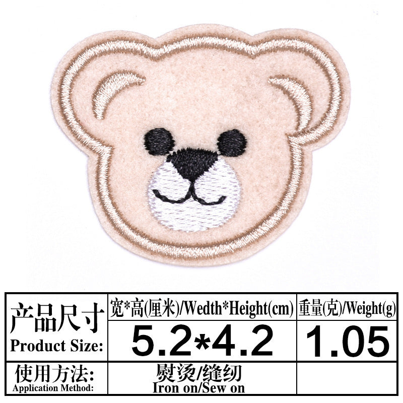Wholesale Cloth Iron On Embroidered Patches Cartoon Applique For Clothing Repair Decoration 13 Pcs Set Fashion Accessory