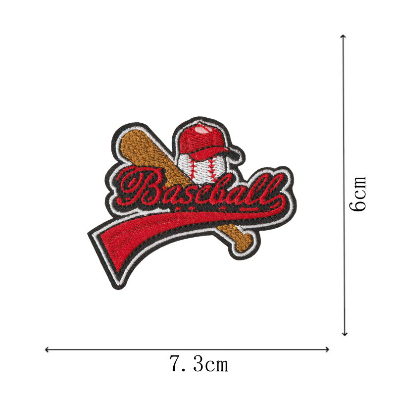 Wholesale Bow Cartoon Baseball DIY Patches