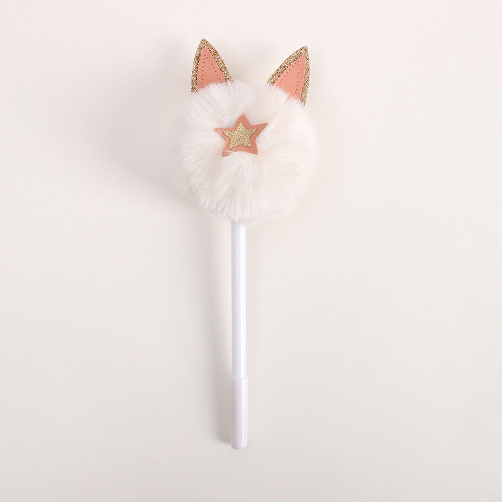 Plástico al por mayor plástico lindo o orejas de gato bolígrafo