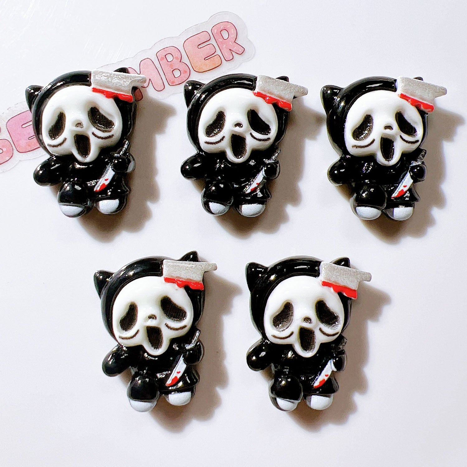 Wholesale 20pcs/pack resin  diy accessories handmade material shoes flower  ghost