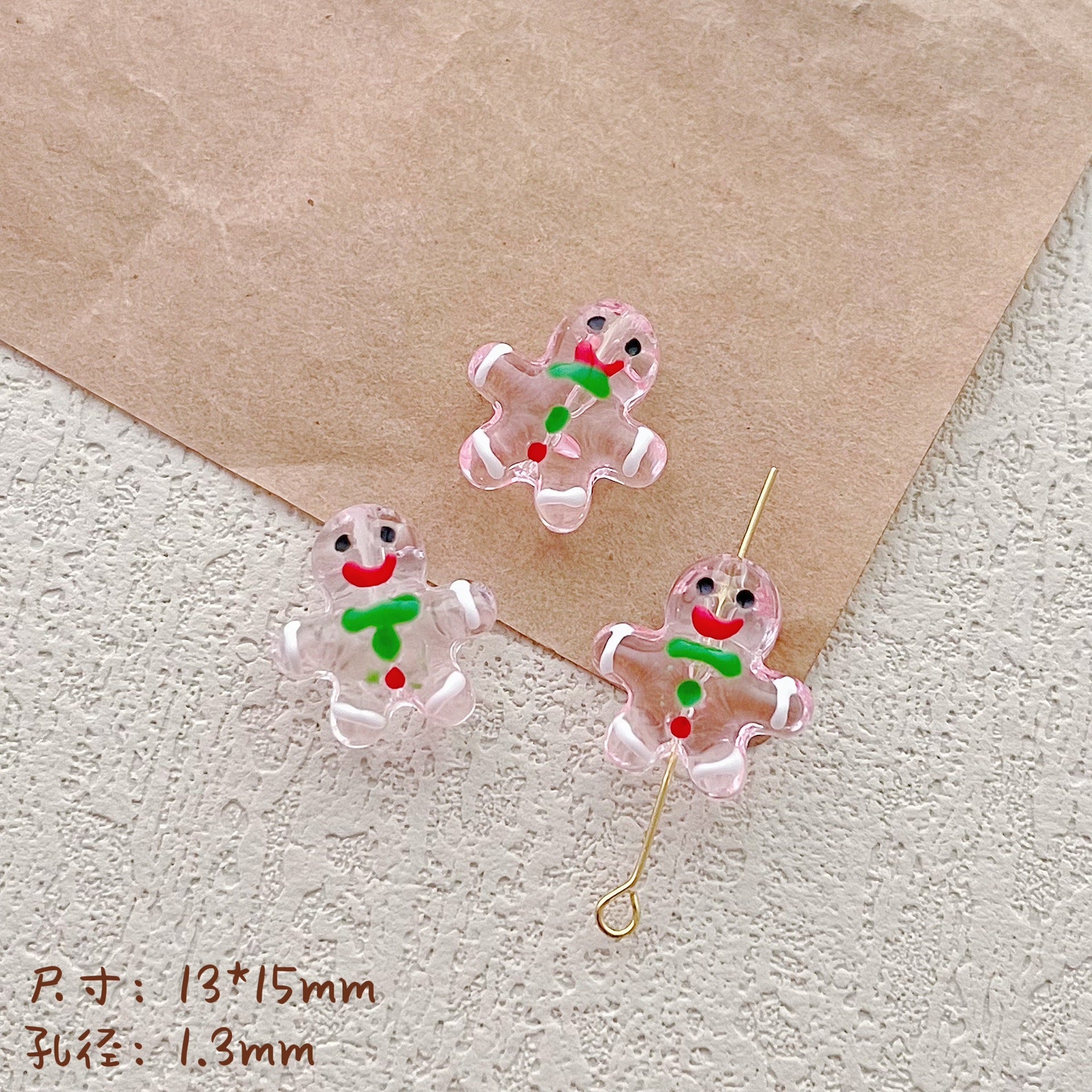 Wholesale 10pcs Christmas colored cartoon