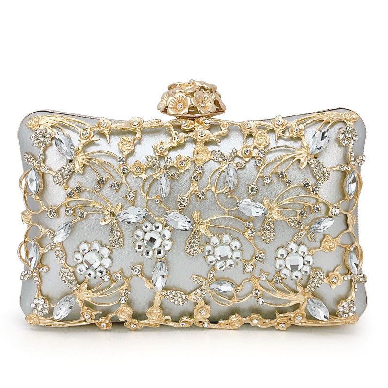 Wholesale High-end Gold Luxury Banquet Clutch Bag